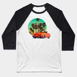 Karmann Ghia sunset palm trees Baseball T-Shirt